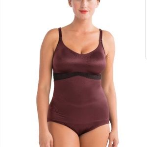 Ruby Ribbon Lace Full Support Cami WINE